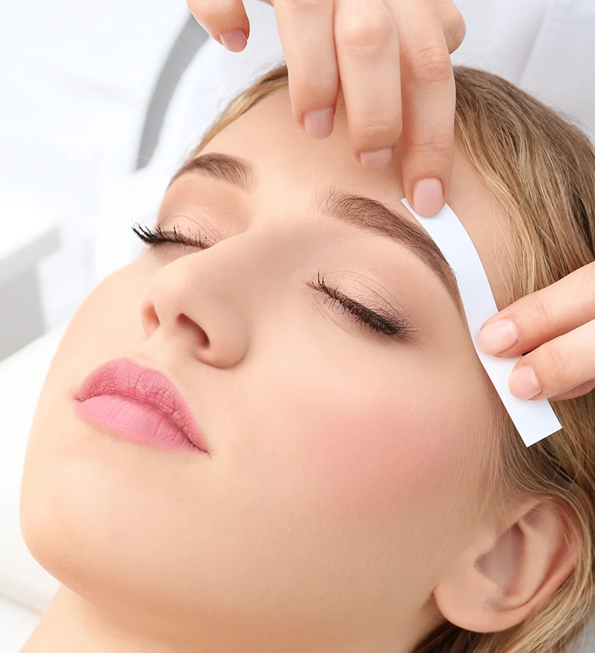 Bridal Brow Transformation - Bridal Services at Ciao Bella Spa in Islamorada, Florida Keys - Glam Bridal Look - Ciao Bella Hair and Spa