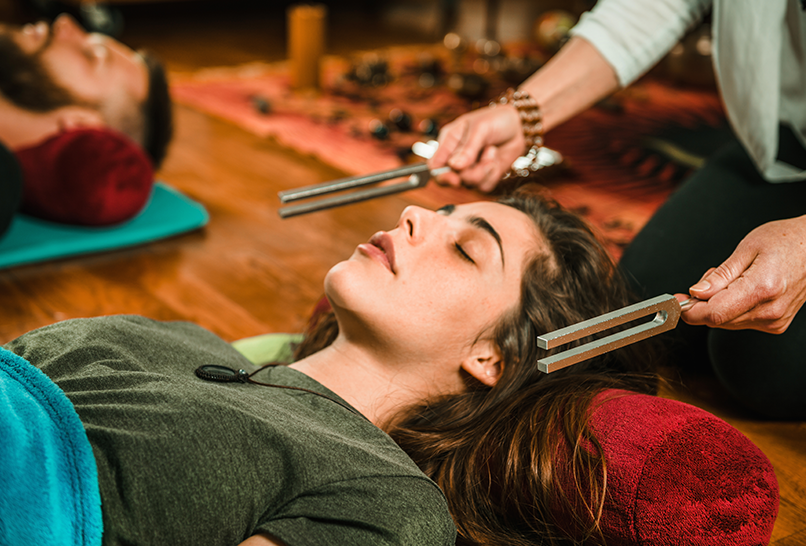 Sound Healing Therapy - Compression Therapy - Red Light Therapy and Salt Therapy - Vitality Booth - Anti-aging, increasing collagen production​​ - Key Benefits of Vitality Booth - Ciao Bella Salon Spa Wellness Center in Islamorada Florida Keys