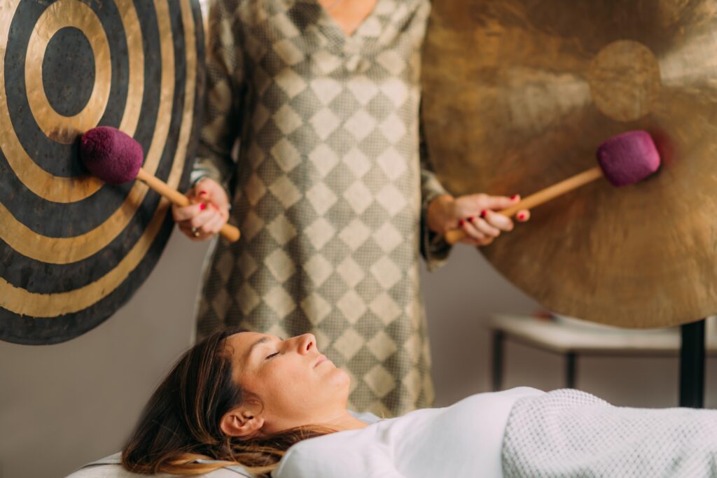 How Does Gong Sound Healing Work? 2 How Does Gong Sound Healing Work? / What Is Gong Sound Healing? / The Science Behind Sound Healing / How a Gong Healing Session Works / How Does Gong Sound Healing Work: Energetically and Physically? / Benefits of Gong Sound Healing / Everyday Experiences During a Session / Who Can Benefit? / Is There Scientific Proof? / How Does Gong Sound Healing Work in Today’s World? / Ciao Bella Salon and Spa Islamorada Florida Keys / Wellness Center