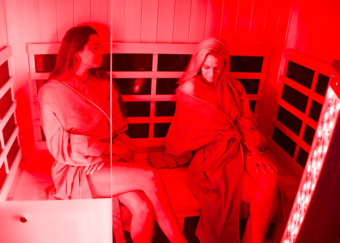 Wellness 9 Red Light Therapy and Salt Therapy - Vitality Booth - Anti-aging, increasing collagen production - Key Benefits of Vitality Booth - Ciao Bella Salon Spa Wellness Center in Islamorada Florida Keys