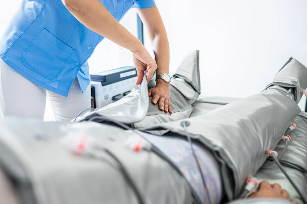 Applying leg compression therapy ar hospital - Deep Recovery: When to Use Compression Boots and Their Real Benefits - Ciao Bella Spa Islamorada - Wellness Center